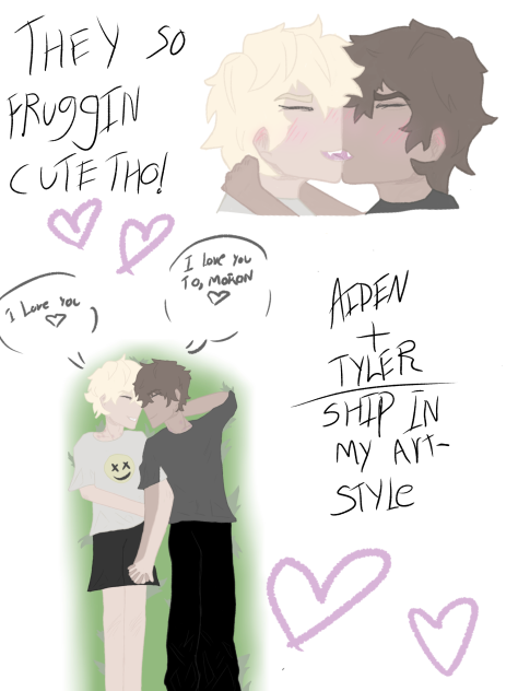 Aiden and Tyler. sbg ship.