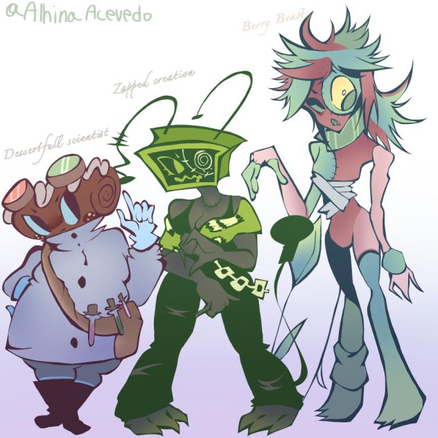 Cosmo, Vee, and Sprout Halloween Skins!