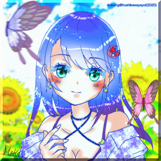 ヤヨイさんの線画お借りしました！