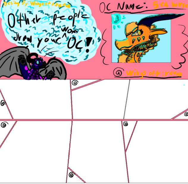 Using my template to make a WOF collab!