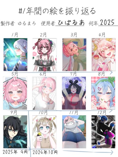 1年の絵を振り返る2024〜2025