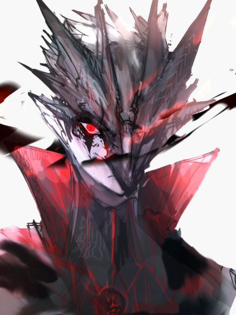黒龍の仮面(割れ)