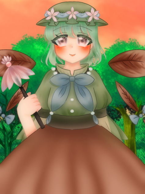 秋の葉の妖精🌿