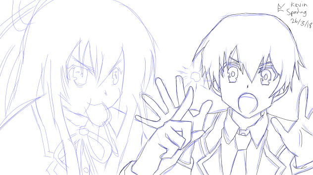 Practicing how to lineart