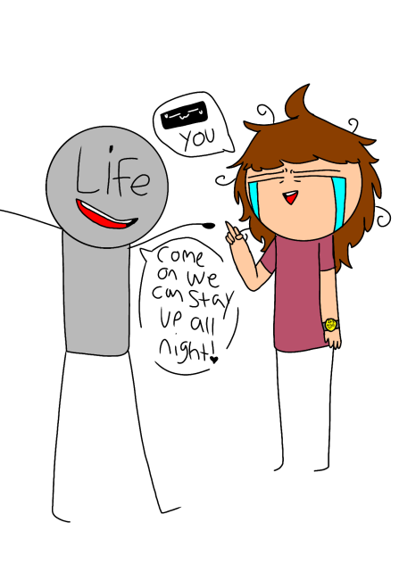 I can't sleep - ibisPaint