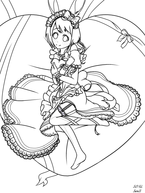 (an Art Request) coloring page