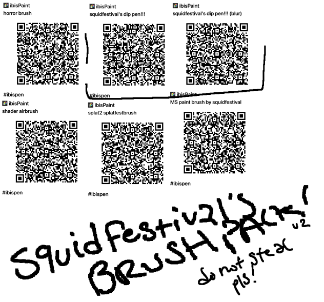 Squidfestival’s brush pack! V2