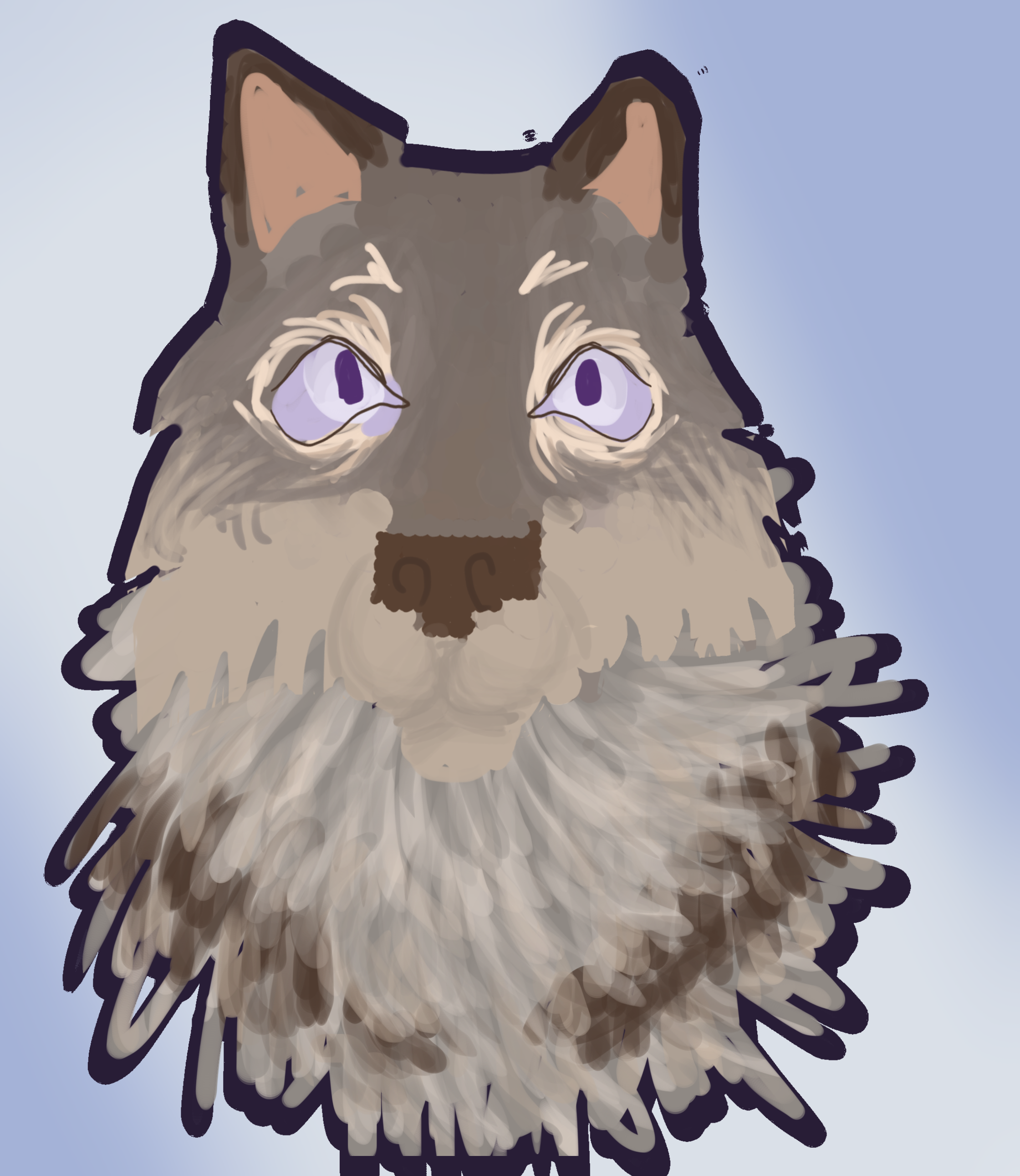 Untitled wolf - ibisPaint