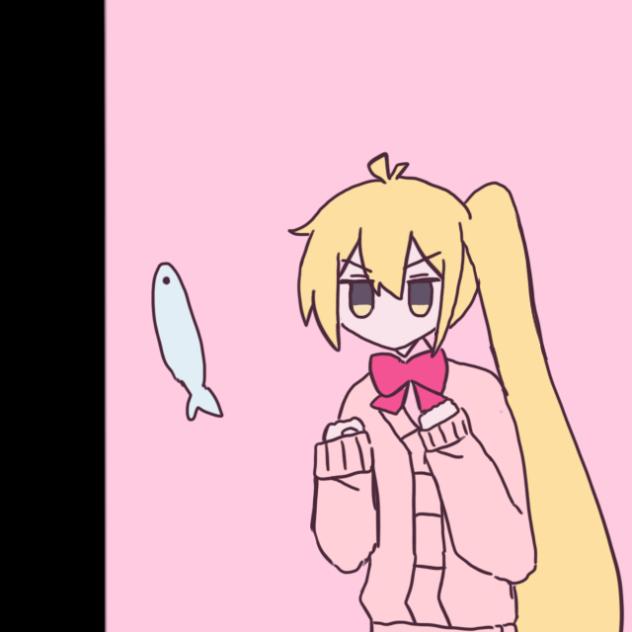 ひたすらに魚を殴るネルちゃん