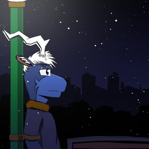 Snowy night