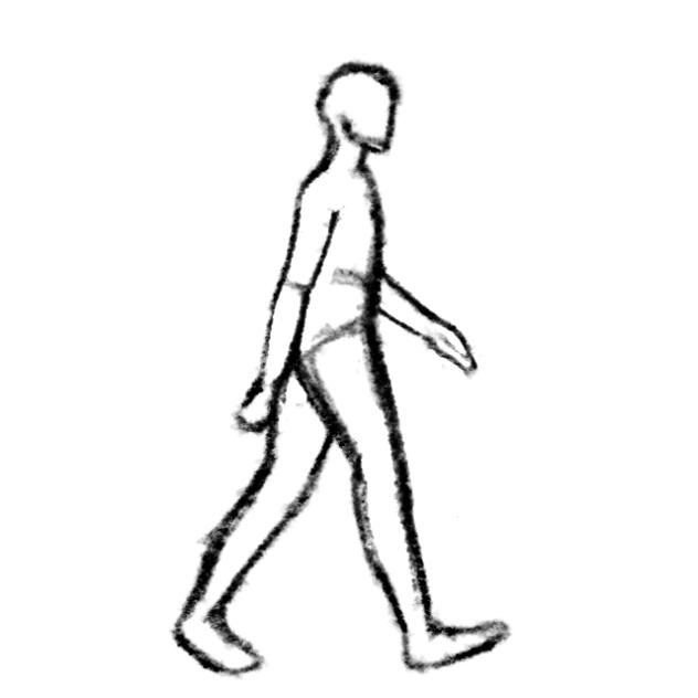 walk cycle - ibisPaint