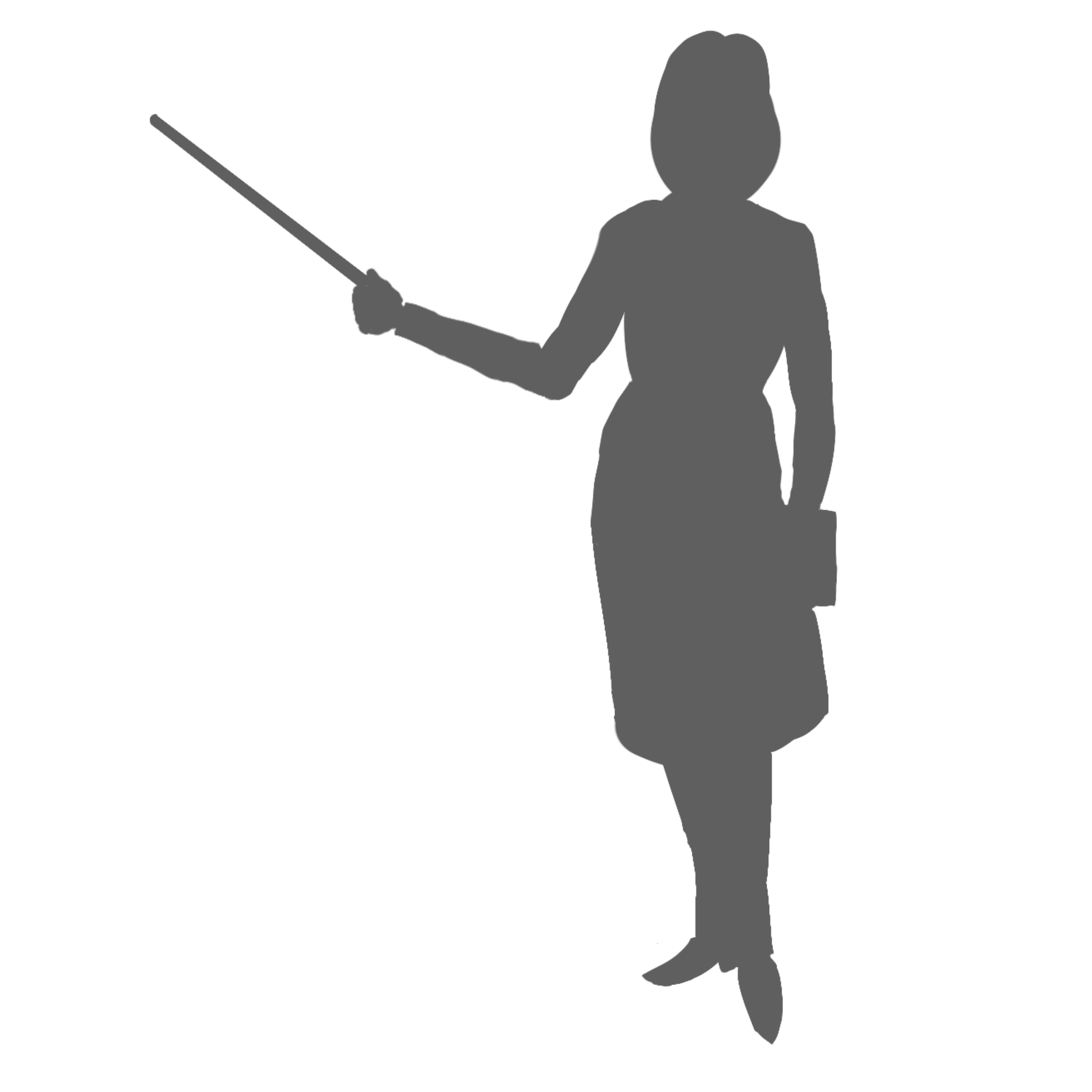 teacher Silhouette stamp - ibisPaint