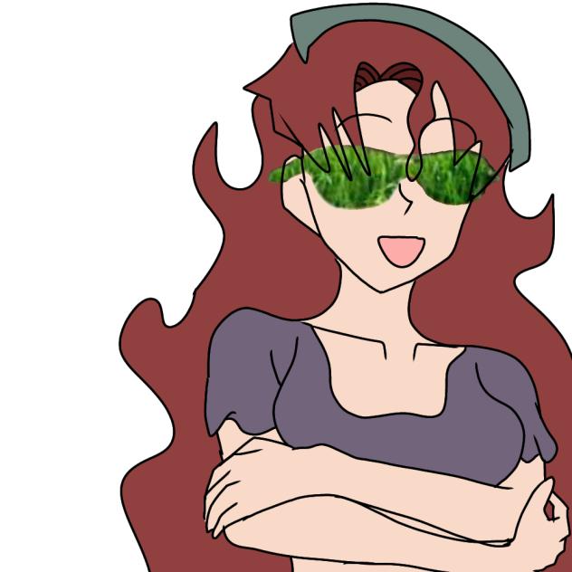 I put my grasses on.