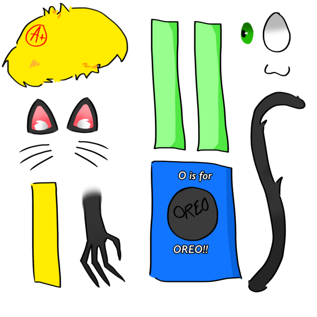 Sprite sheet for some random character