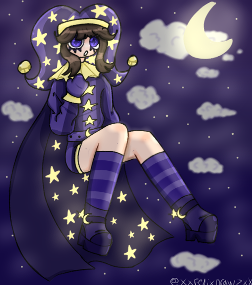 Pomni but in a dif outfit 🌙✨