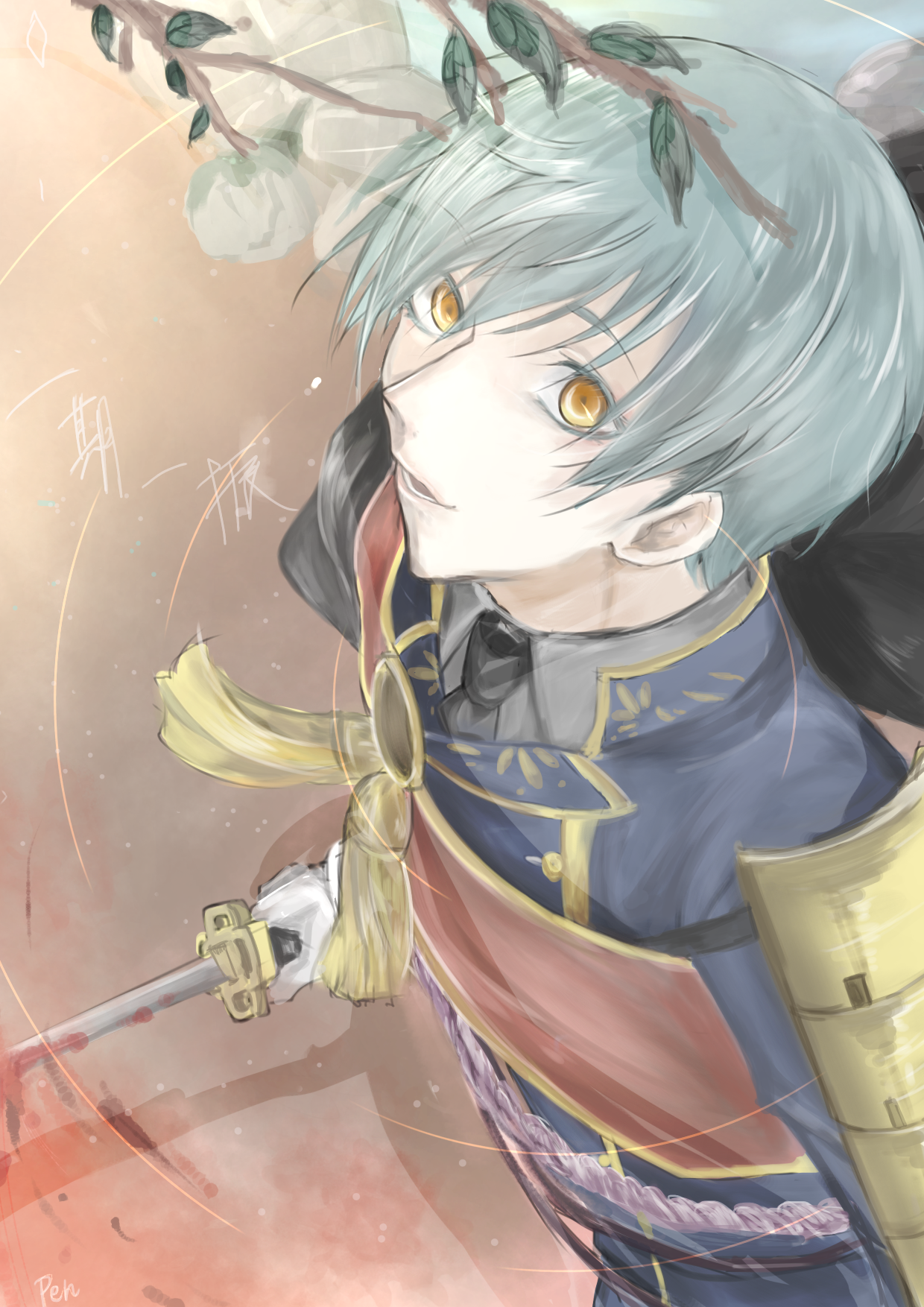 ◆ 手描きイラスト ◆ 刀剣乱舞　一期一振　FA ◇ 手描きイラスト ◇ 刀剣乱舞 一期一振 FA 刀剣乱舞】落書きを超え