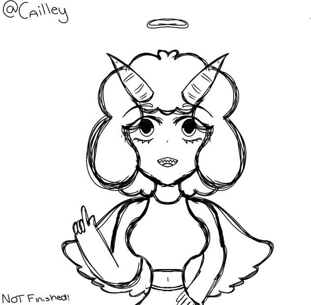 Angel Mixed With Devil