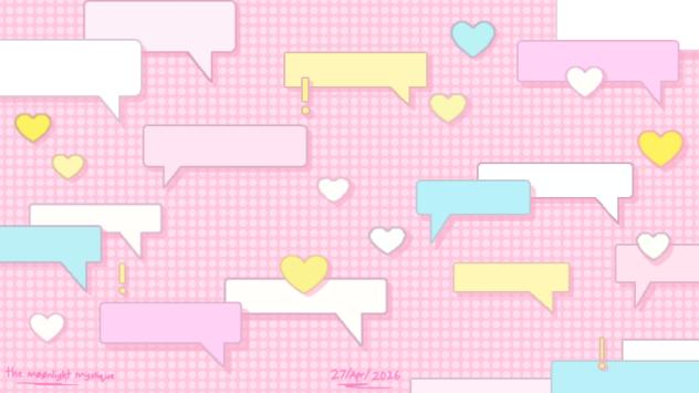 Cute Talk Background