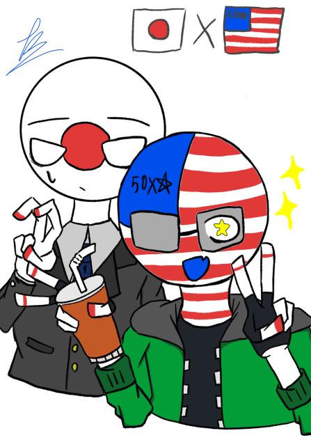 🇯🇵と🇺🇸