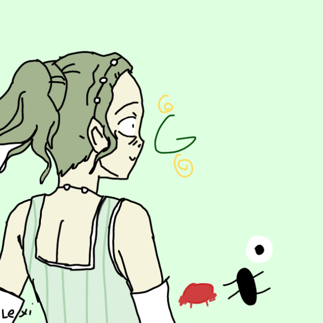 Gwen from cursed princess club webtoon