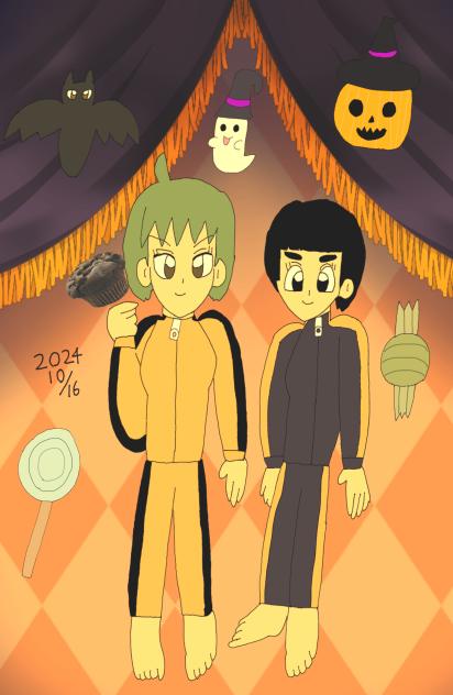 今年の🎃コスプレはトラックスーツ！？