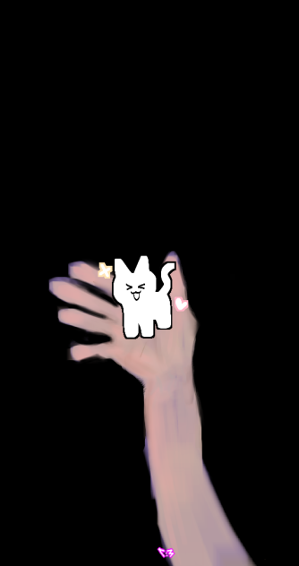 I pet my pet 🥰