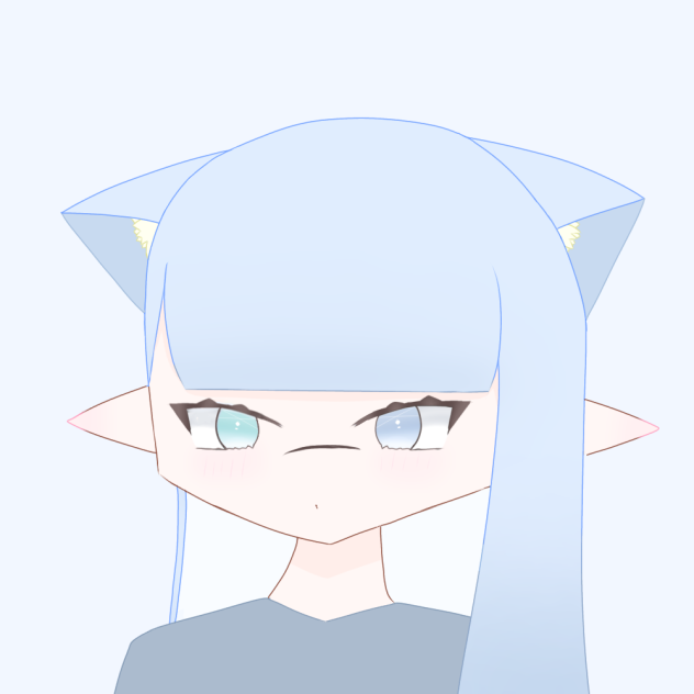 マイイカちゃんに猫耳生やした