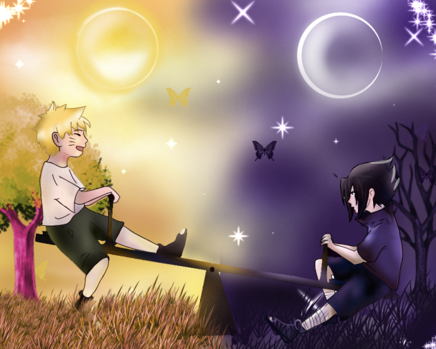 NARUTO X SASUKE 💛💜