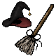 Magician's broom