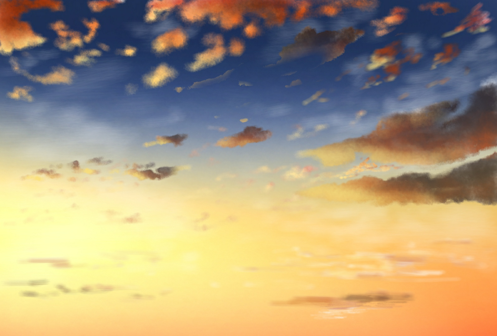 夕焼け01 Ibispaint