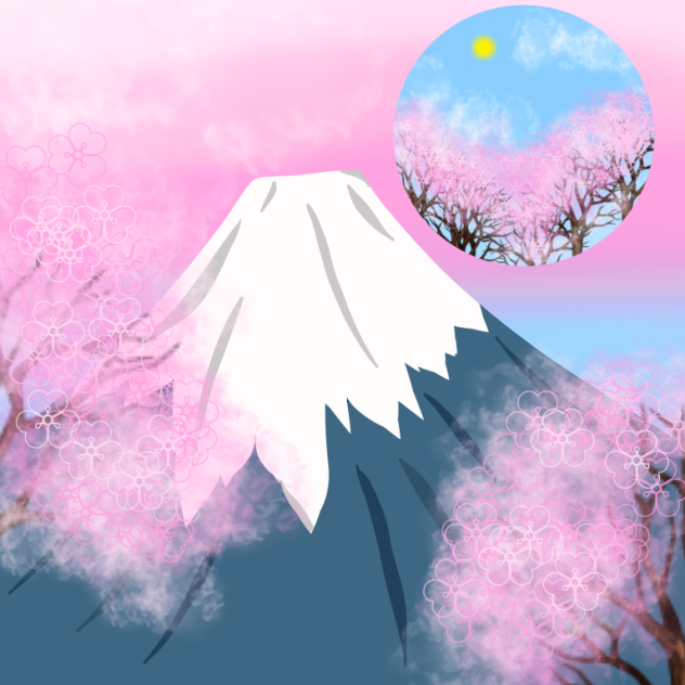 View from the mountain - ibisPaint