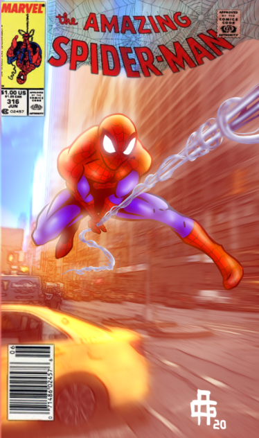 Portada de Spiderman fanmade