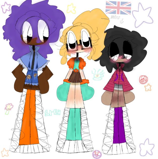 Young Leon, Sonia and Rose‼️‼️‼️ (AU)