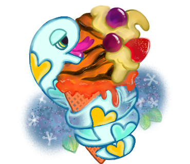 ラインスタンプ 極めて簡単な蛇のイラスト5アイビスペイントで作成 Ibispaint