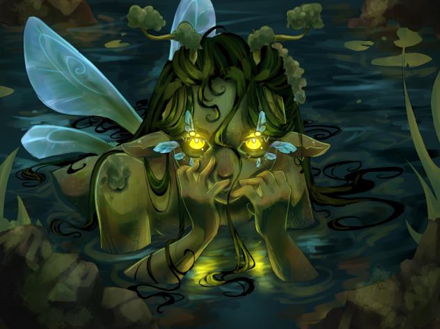swamp dragon fly creature