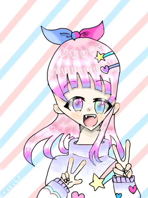 ピース❕💜💙💕