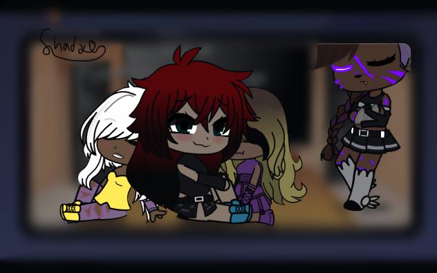 Eckert family sleeping after a movie