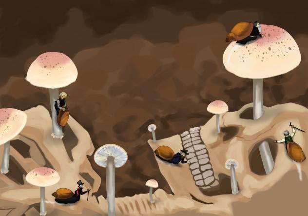 Elders in a Ghoul Fungus.
