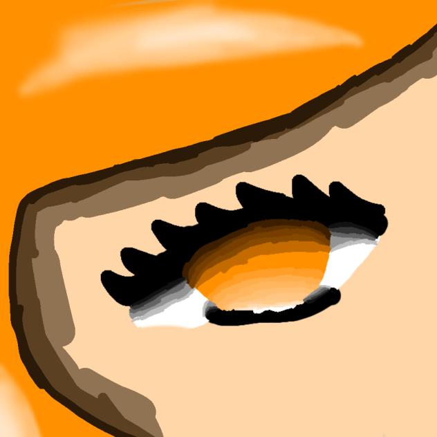 an orange eye for fall!