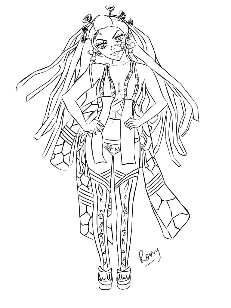 Daki Demon Slayer - ibisPaint