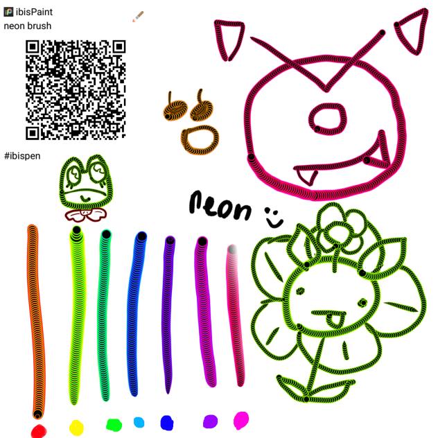 neon brush