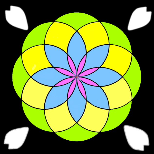 Coloured mandala - ibisPaint