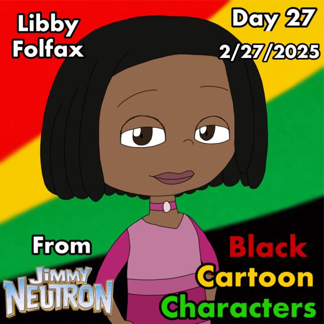 Black Cartoon Characters Day 27 Libby