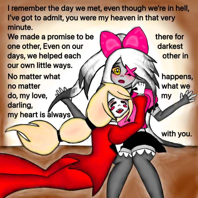 My promise in hell (Charlie and Vaggie)