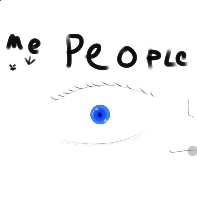 How people make eyes and how I make eyes