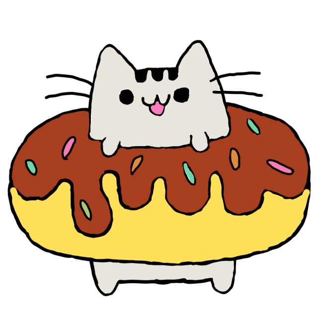 Котик в пончике🍩