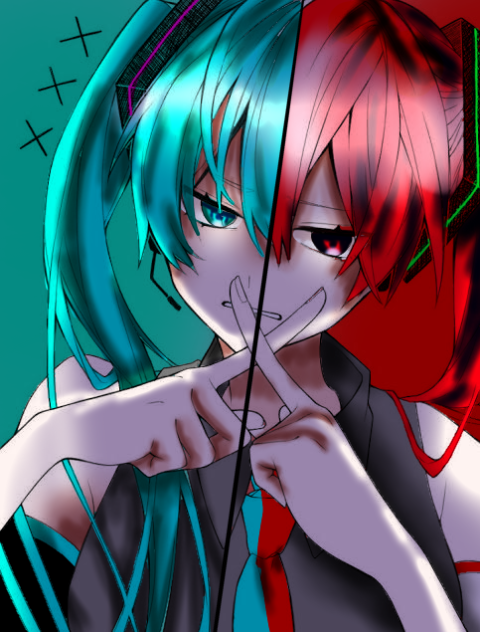 1Pミクと2Pミク