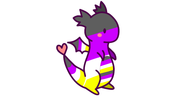 Gay dragon 🐉🏳️‍🌈✨