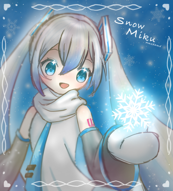 雪ミク！