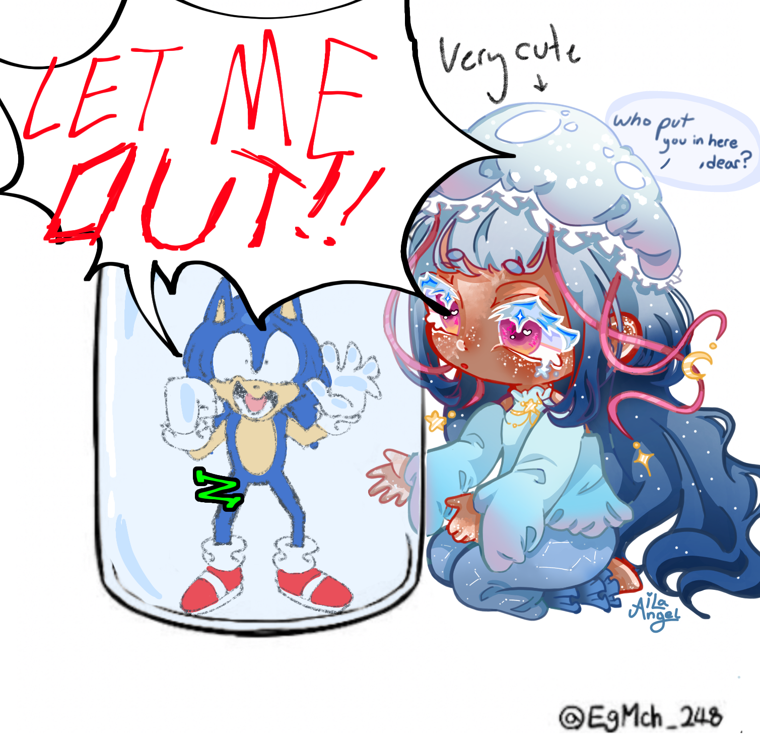 LET ME OUT!! RAGHHHHH!!!! - ibisPaint